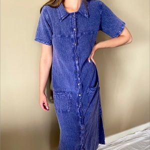 VINTAGE Ezze Wear Maxi Dress